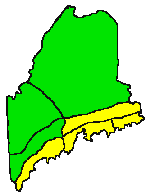 Map displaying tomorrow's Ozone forecast conditions